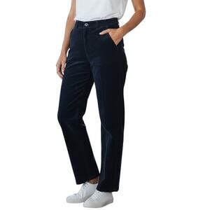 Levi’s Vintage Navy Corduroy Pants High Rise Wide Leg Size Small (Fits 27”)